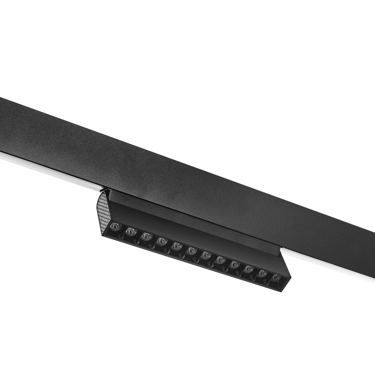 Smart Спот Flex за трак релса, черен, elbulgaria, led 12w, 3000k-4000k-6000k, 1200lm, 2961t/12w