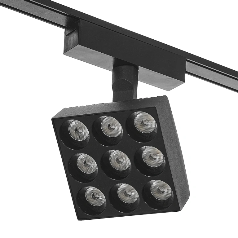 Спот за система Line, черен, elbulgaria, led 18w, 4000k, 1800lm, 2912/18w