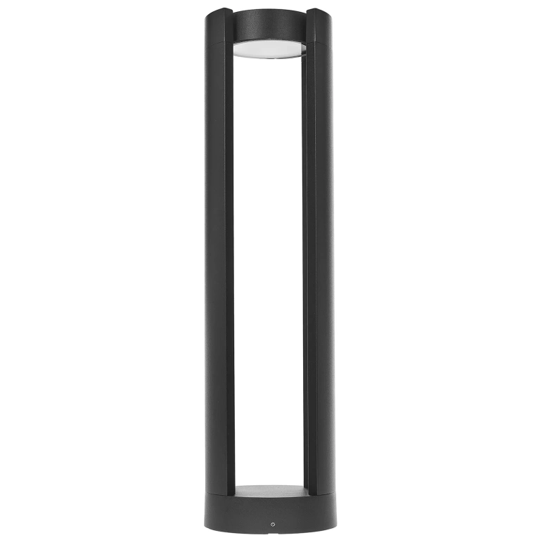 Градински стълб Newton, черен, elbulgaria, led 12w, 4000k, 1200lm, 2856 bk