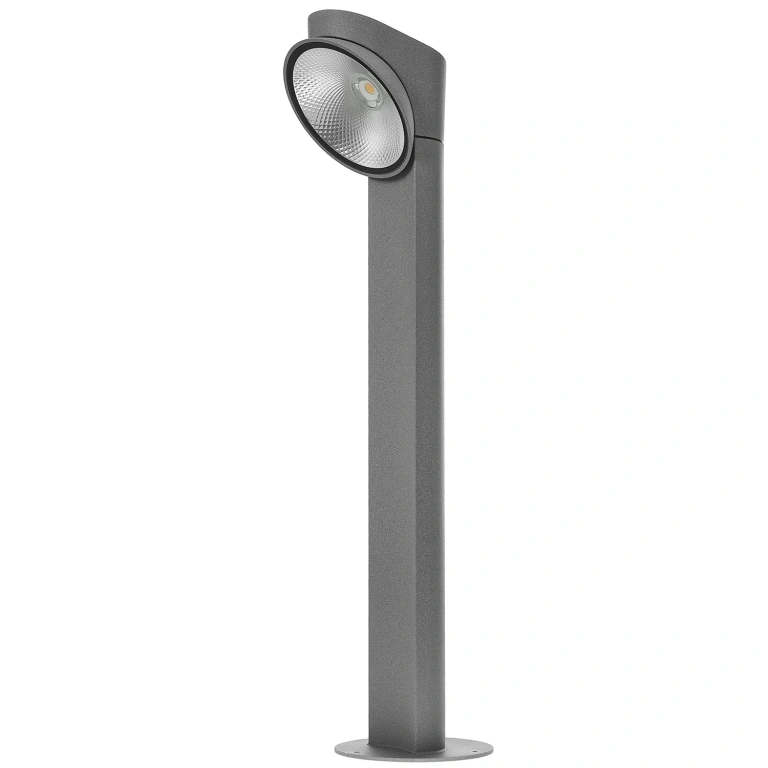 Градински стълб Newton, сив, led 12w, 4000k, 1200lm, 2855/f sg
