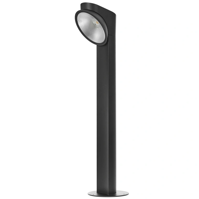 Градински стълб Newton, черен, led 12w, 4000k, 1200lm, 2855/f bk