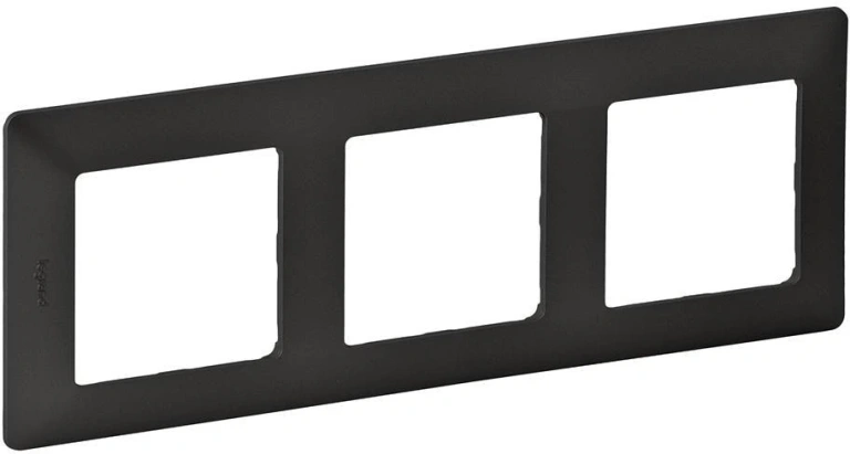 pvc тройна рамка, графит, legrand, valena life, 754273