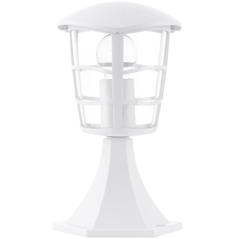 метално градинско тяло, white, eglo, aloria, 1x60w, 93096