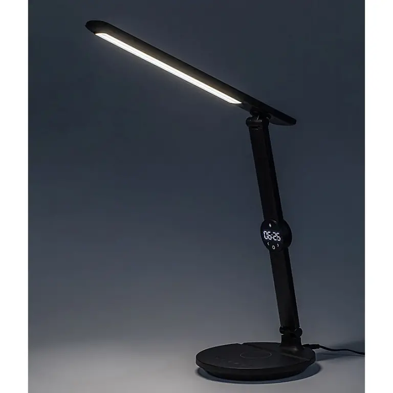 Настолна лампа Isak, черна, led 9w, 3000k - 4000k - 6000k, 570lm, rabalux, 74198