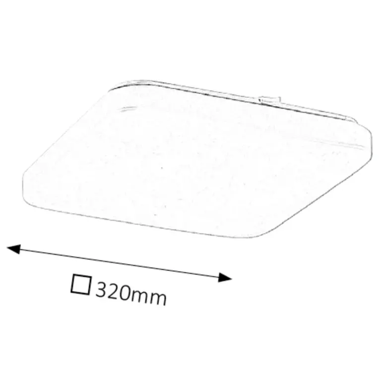 Пафон Rob, бял, led 32w, 4000k, 2600lm, rabalux, 2287
