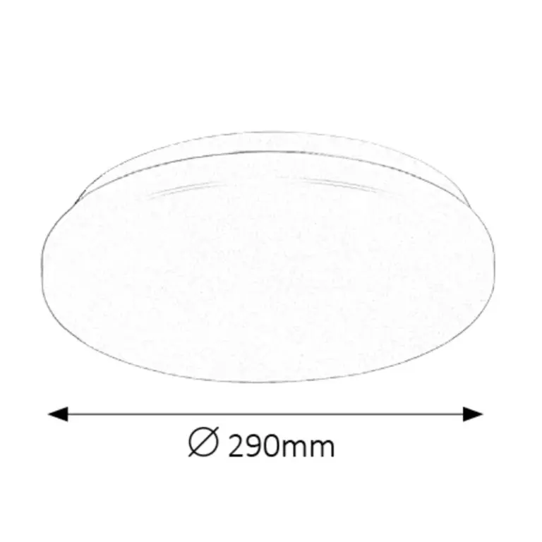 Пафон Rob, бял, led 20w, 4000k, 1400lm, rabalux, 2284