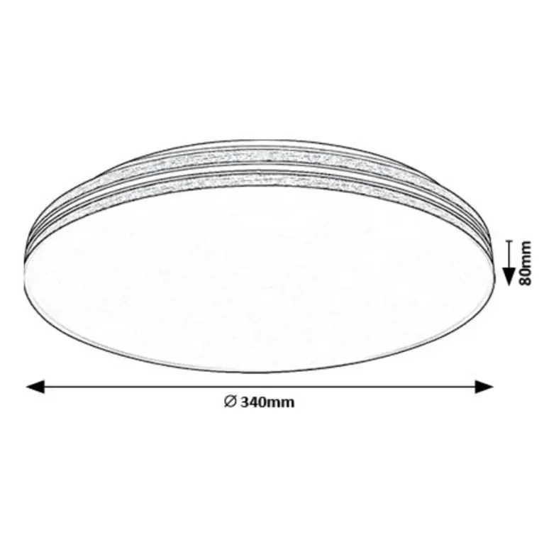 71175, Oscar2, плафон LED 18W, 4000К, кр