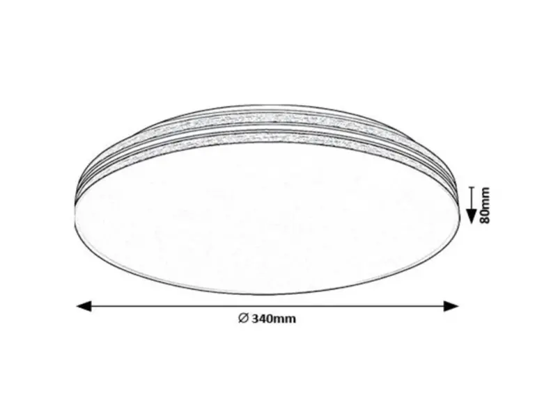 71173, Oscar2, плафон LED 18W, 4000К, кр