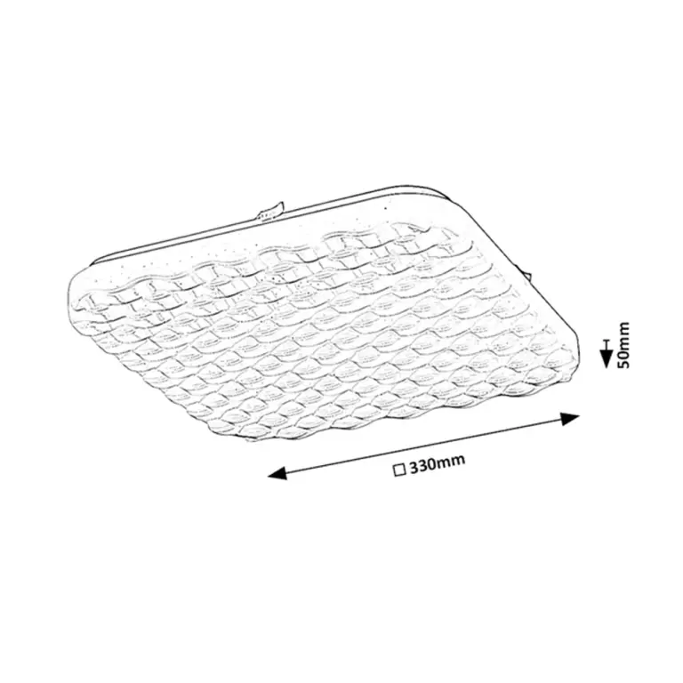 71150 Eldrick2, плафон LED 24W, 4000K, 3