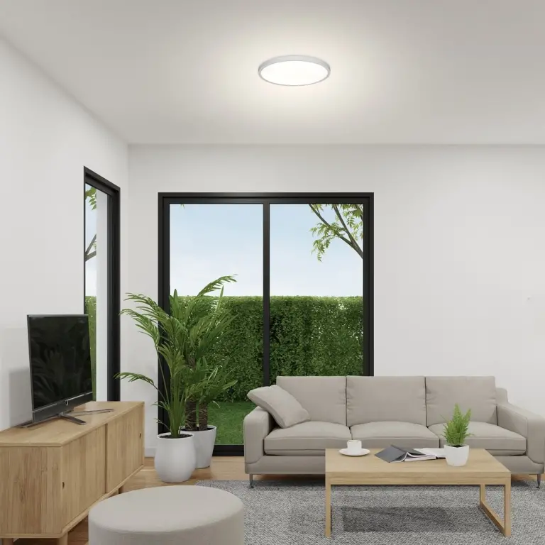 Плафон Paulos, бял, led 24w, 2230lm, 4000k, rabalux, 71073