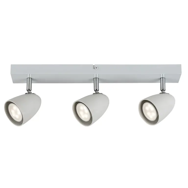 Perico, indoor ceiling lamp, white metal