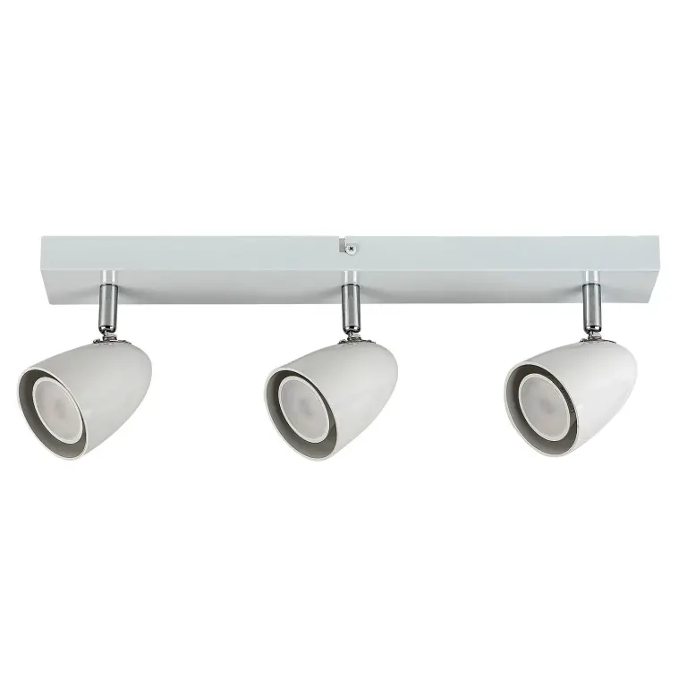 Perico, indoor ceiling lamp, white metal