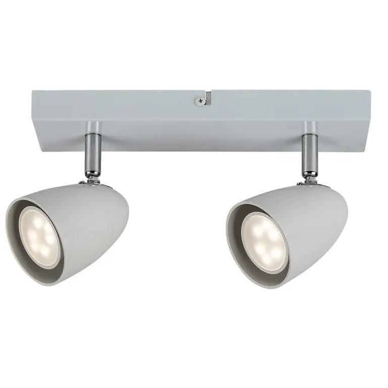 Perico, indoor ceiling lamp, white metal