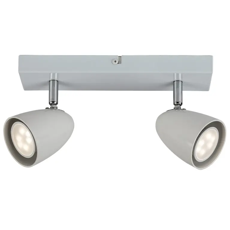 Perico, indoor ceiling lamp, white metal
