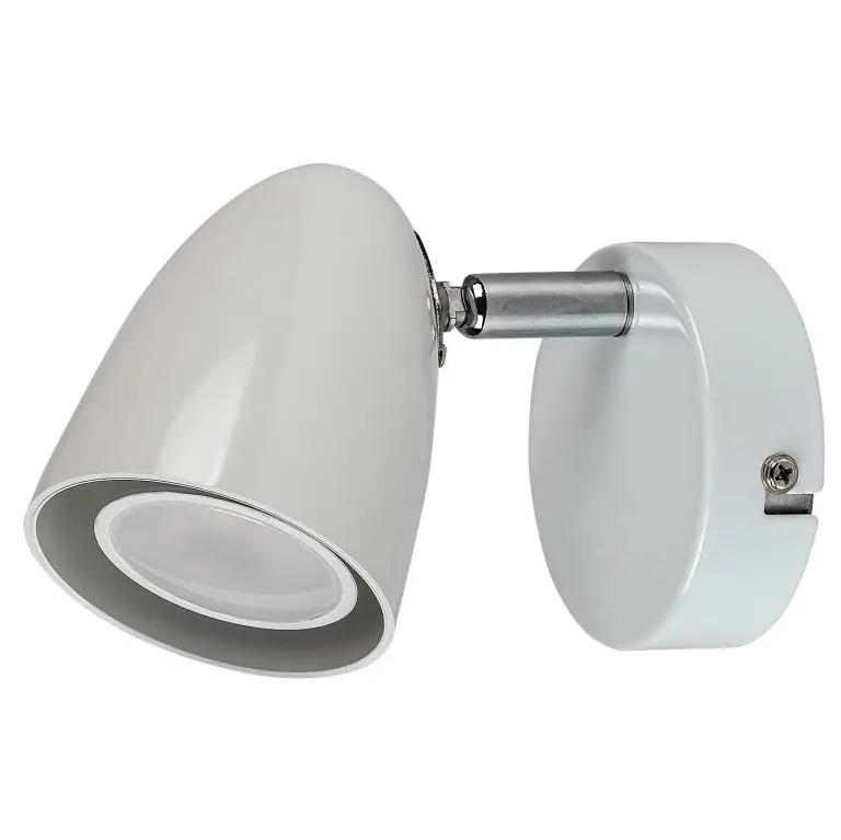 Perico, indoor wall lamp, white metal la
