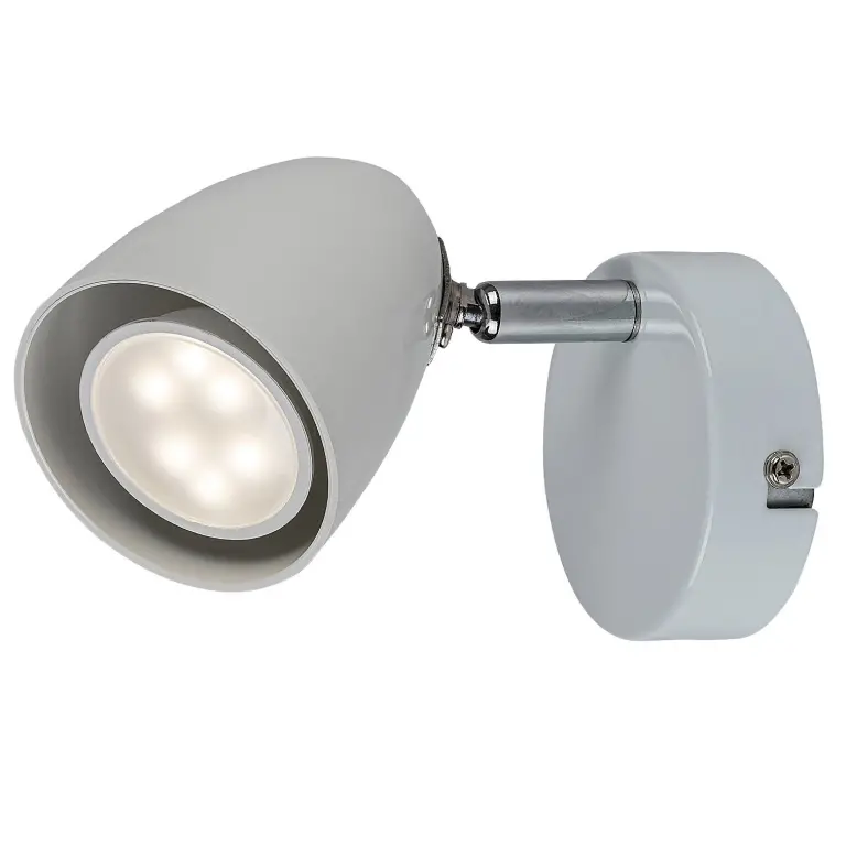 Perico, indoor wall lamp, white metal la