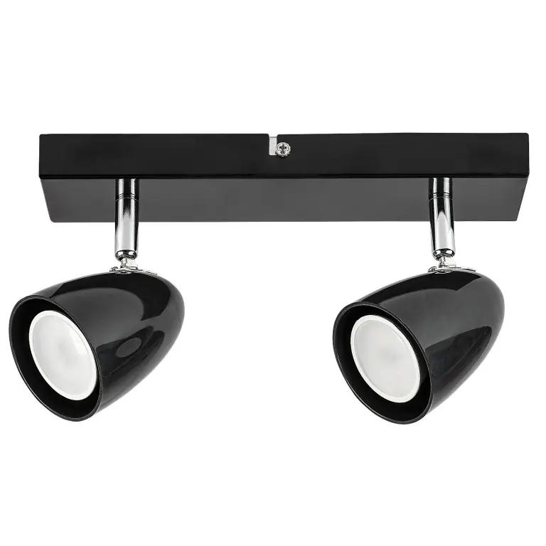 Perico, indoor ceiling lamp, black metal