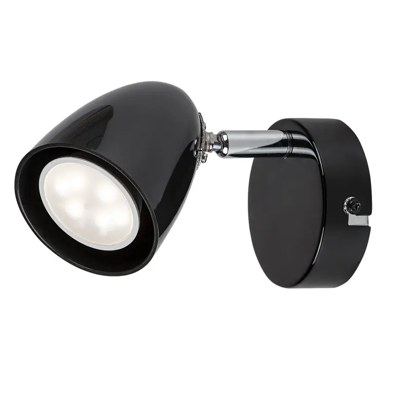 Perico, indoor wall lamp, black metal la