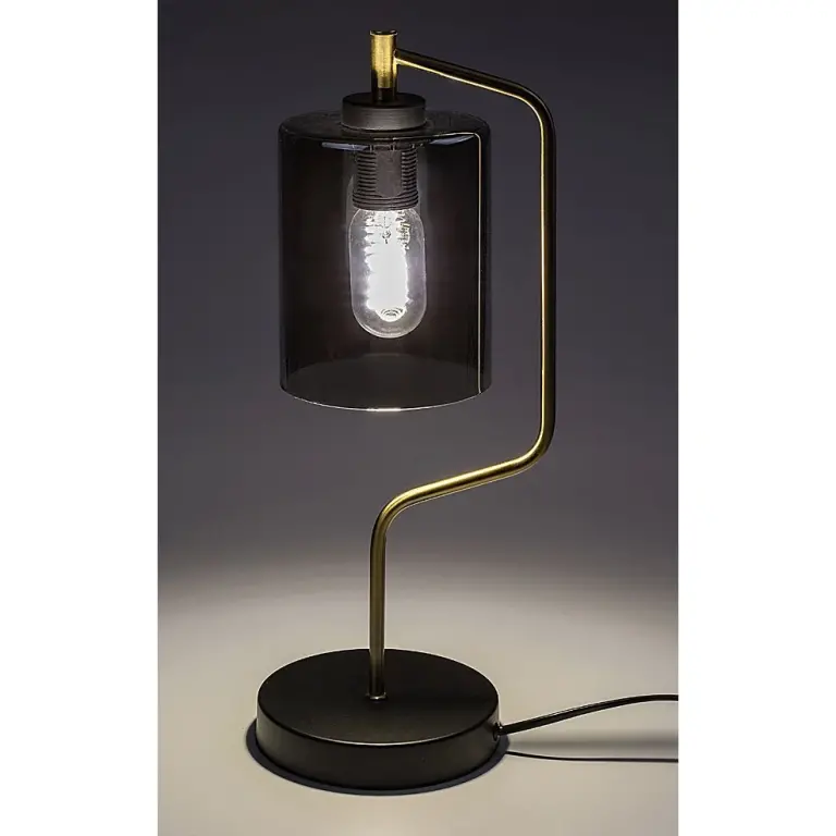 Perez, indoor table lamp, matte black me