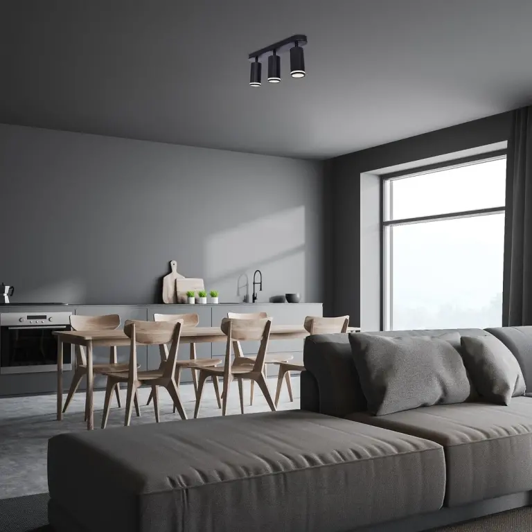Плафон Senobia, черен, 3xGU10, rabalux, 73035
