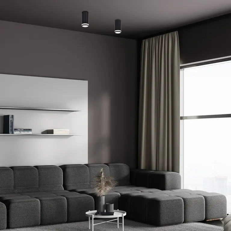 Плафон Senobia, черен, 1xGU10, rabalux, 73030