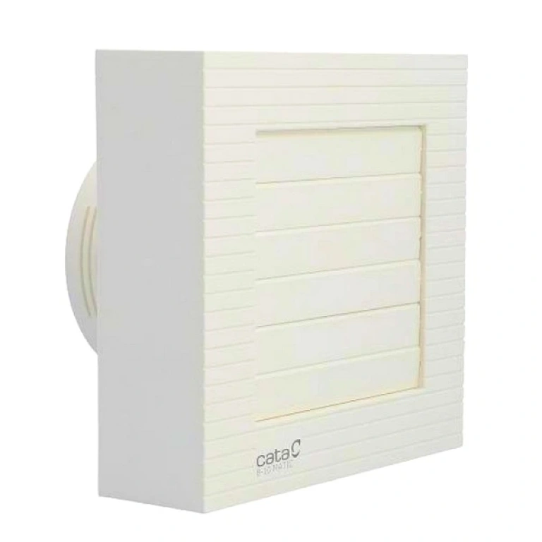 (copy) вентилатор за баня с клапа, бял, cata, b matic, ф100, 98 m3/h, 15w, b10 matic, C00915000