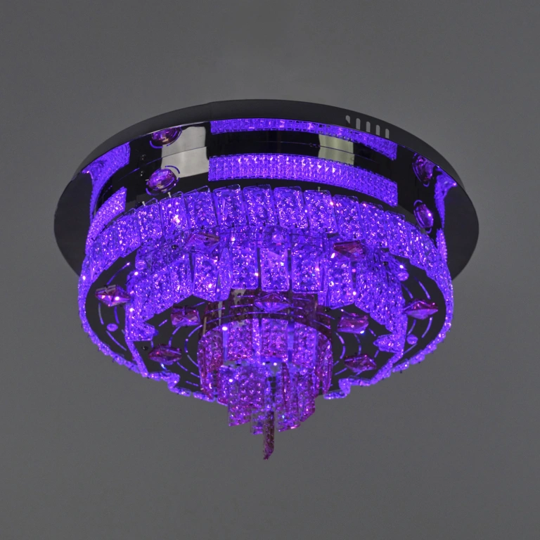 Плафон Telde, хром, elbulgaria, led 50w, RGB, 2700-6000k, 2850/50