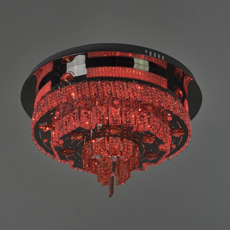 Плафон Telde, хром, elbulgaria, led 50w, RGB, 2700-6000k, 2850/50