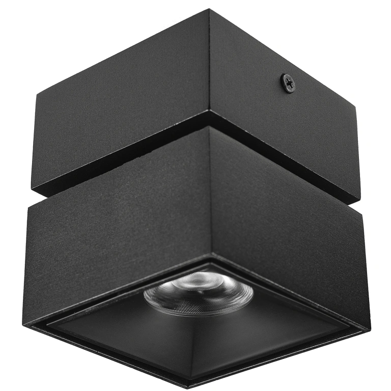 Луна за външен монтаж Speckle, черен, elbulgaria, led 10w, 1000lm, 3000-6000k, 3000/1p bk