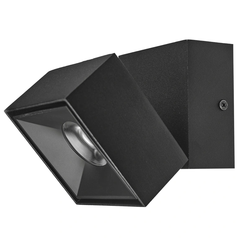 Луна за външен монтаж Speckle, черен, elbulgaria, led 10w, 1000lm, 3000-6000k, 3000/1p bk