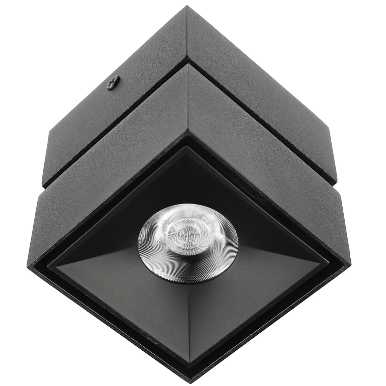 Луна за външен монтаж Speckle, черен, elbulgaria, led 10w, 1000lm, 3000-6000k, 3000/1p bk