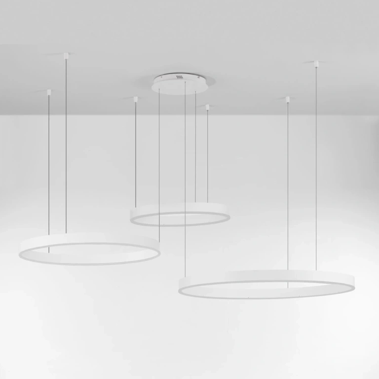 Полилей motif, white, nova luce, led 140w, 3000k, 7840lm, 9530180