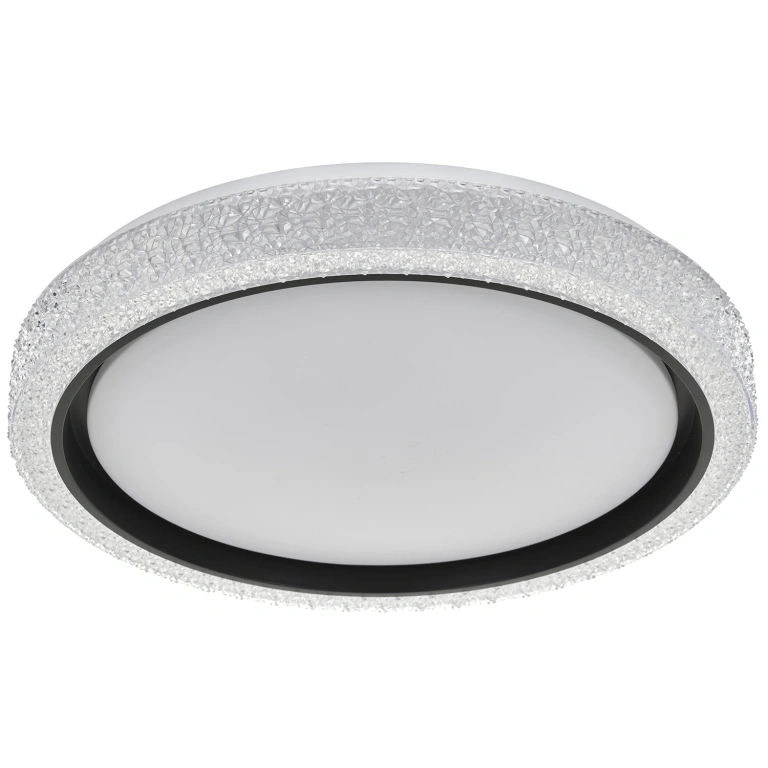 Плафон Moana, черен, elbulgaria, led 96w, 3000-6000k, 2892/450 BK