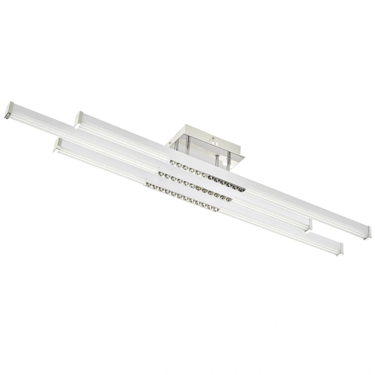Плафон Scordia със смарт управление, хром, led 66w, 3000-6000k, 3054/3 CH