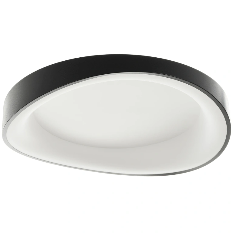 Плафон Arnela със смарт управление, черен, elbulgaria, led 72w, 3000-6000k, 3098T/520 BK
