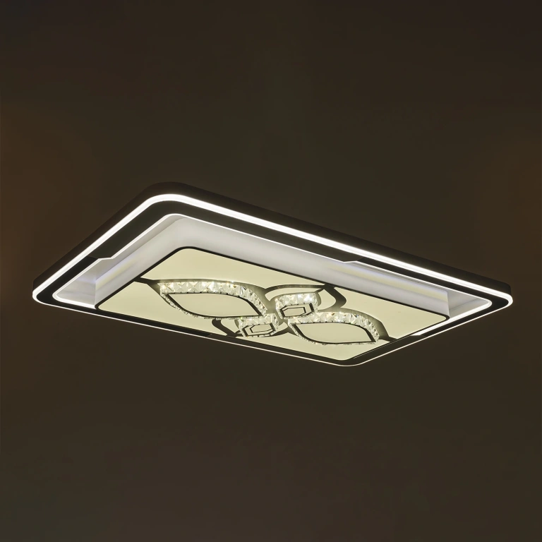 Плафон Lia със смарт управление, бял, elbulgaria, led 440w, 3000-6000k,  3022