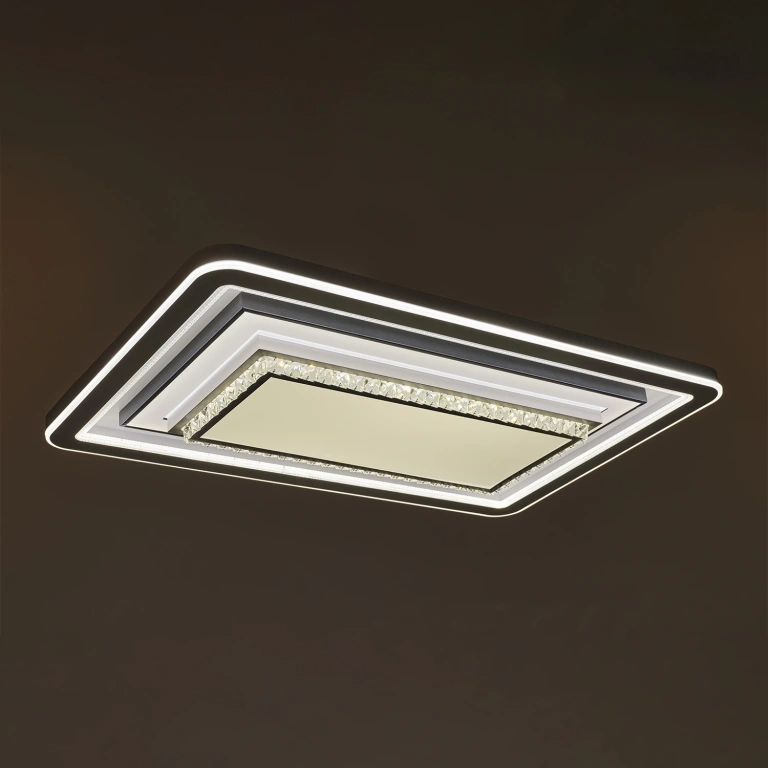 Плафон Arelia със смарт управление, бял, elbulgaria, led 197w, 3005T/197W