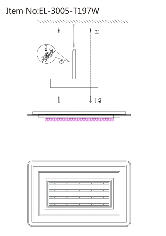 Плафон Arelia със смарт управление, бял, elbulgaria, led 197w, 3005T/197W