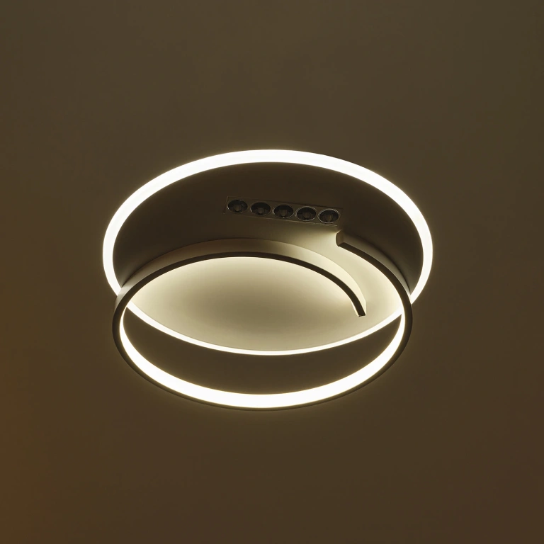 Плафон Indi, черен, elbulgaria, led 54w, 3000-6000k, 2824/52W BK