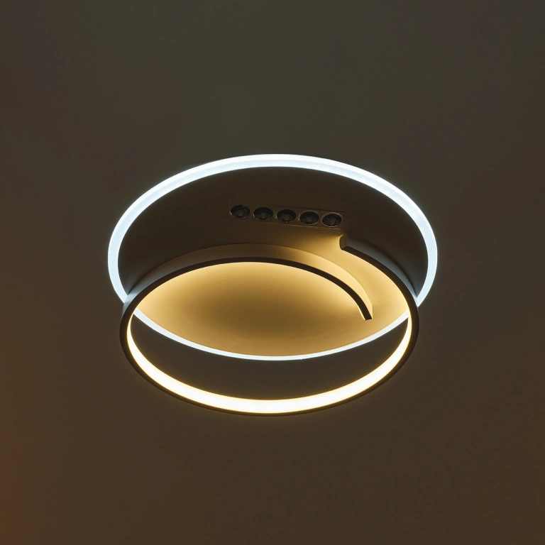 Плафон Indi, черен, elbulgaria, led 54w, 3000-6000k, 2824/52W BK