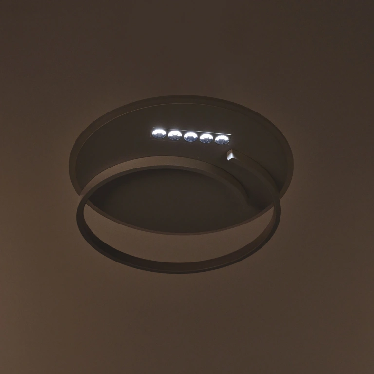Плафон Indi, черен, elbulgaria, led 54w, 3000-6000k, 2824/52W BK