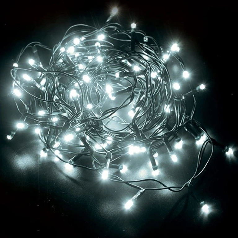 Коледни led лампички 100бр., 31V, IP44, 5м.,6400k, 5620330