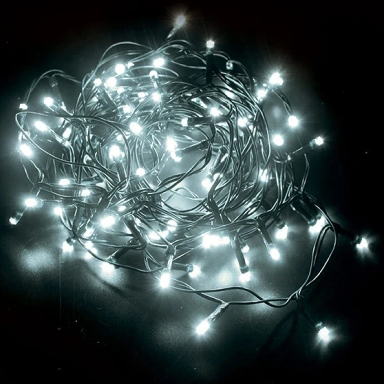 Коледни led лампички 100бр., 31V, IP44, 5м., 6400K, 5620430