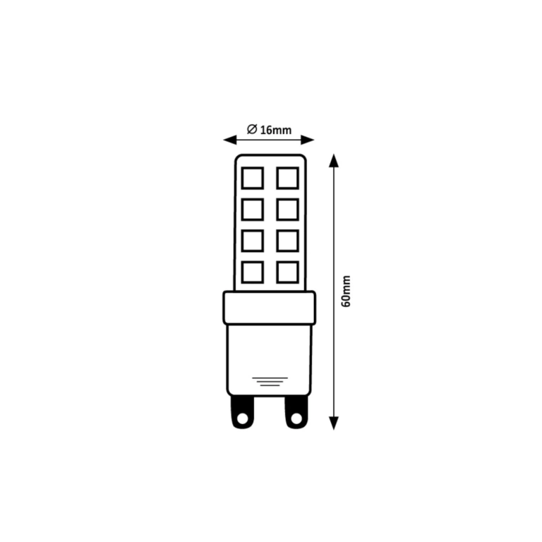 (copy) Led капсула 3w, g9, rabalux, 3000k, 350lm, bulbs_capsule, 79104
