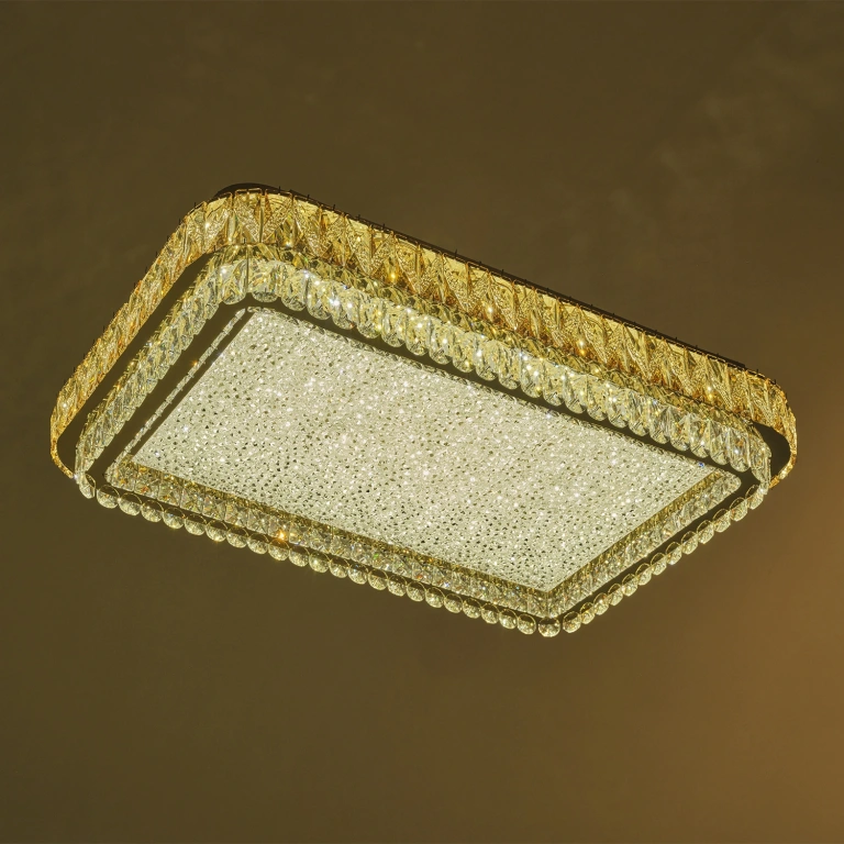 Плафон Oksana, златен, elbulgaria, led 288w, 3000-6000k,  4254/l85 gd