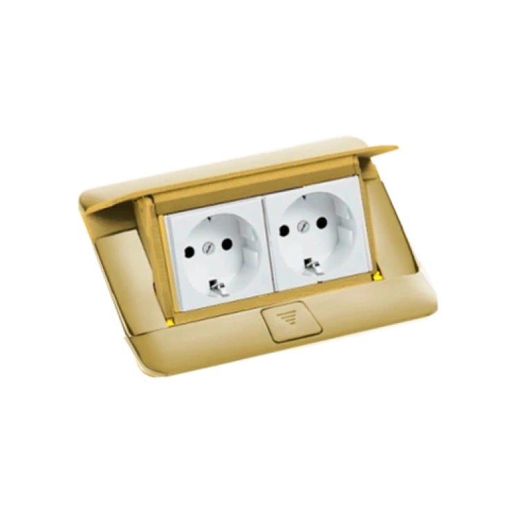 (copy) подова/мебелна кутия 4 модула, алуминий мат, Pop-Up, legrand, 54011