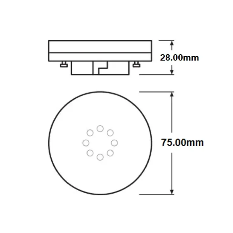 (copy) led лампа 4.9w, gx53, топла светлина, led star, osram, 2700k, 470lm, 433441