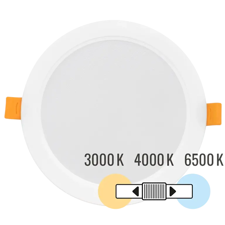 (copy) led панел за вграждане, бял, 12w, бяла светлина, 4000k, 1200lm, ultralux, PR1240