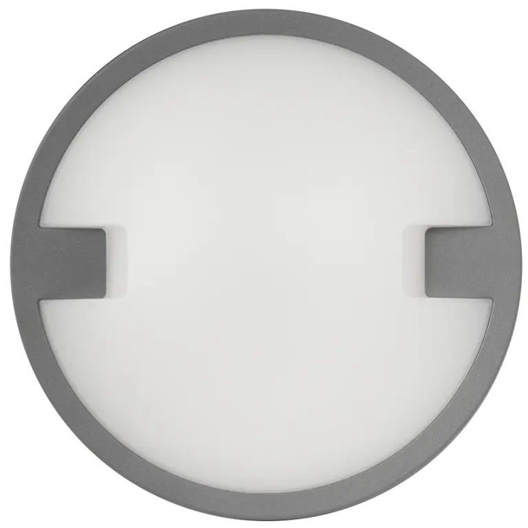 led плафон, ultralux, ip65, сив, 12w, 4000k, 800lm, LBH1240GR