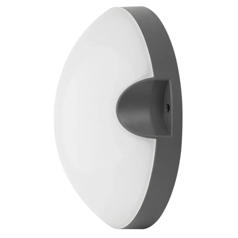 Led плафон кръг, ultralux, ip54, сив, 11w, 4500k, 1150lm, LBHD1140GR